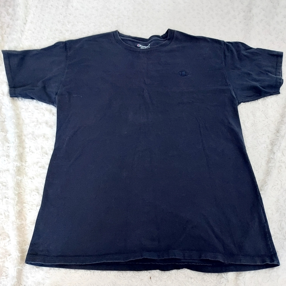 Champion Casual navy blue t-shirt Large Normcore Minimalist Everyday
